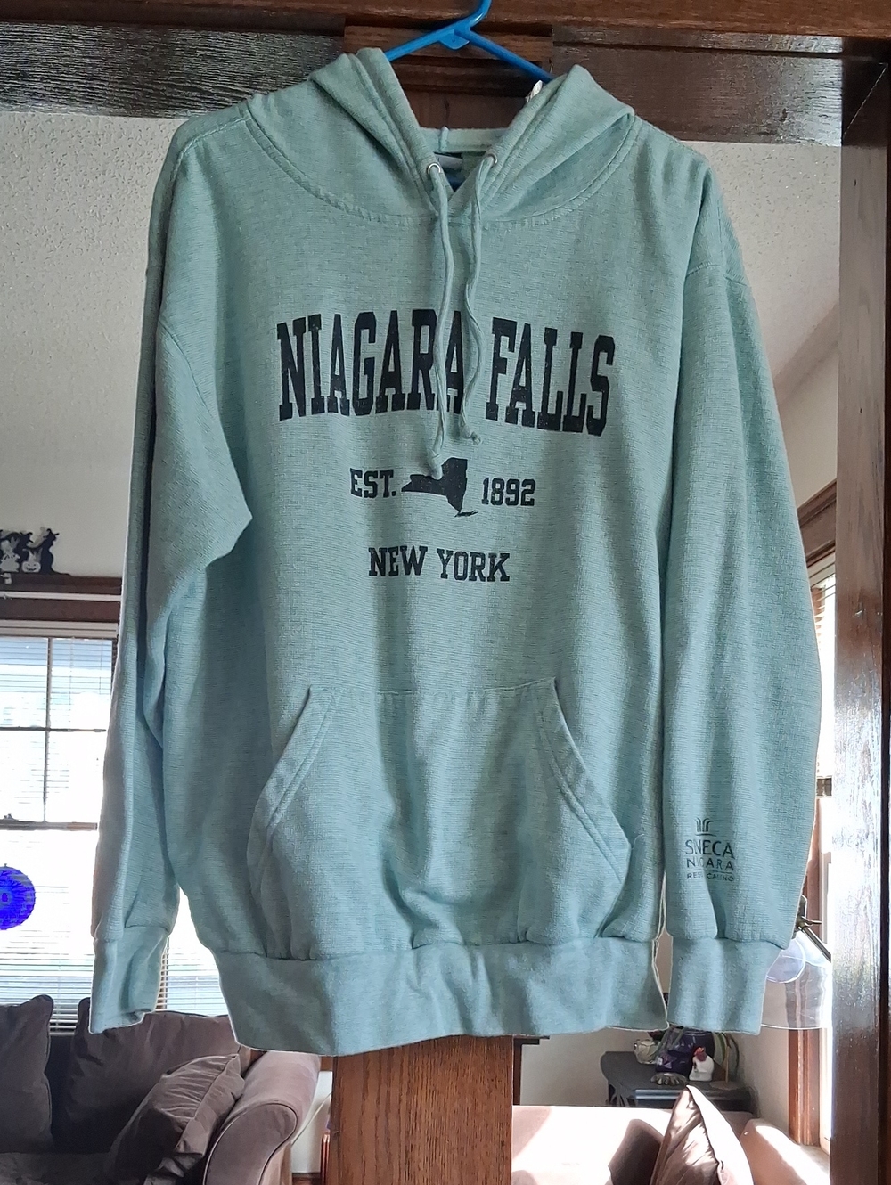 MV Sport Niagara Falls Sage Green Hooded Sweatshirt